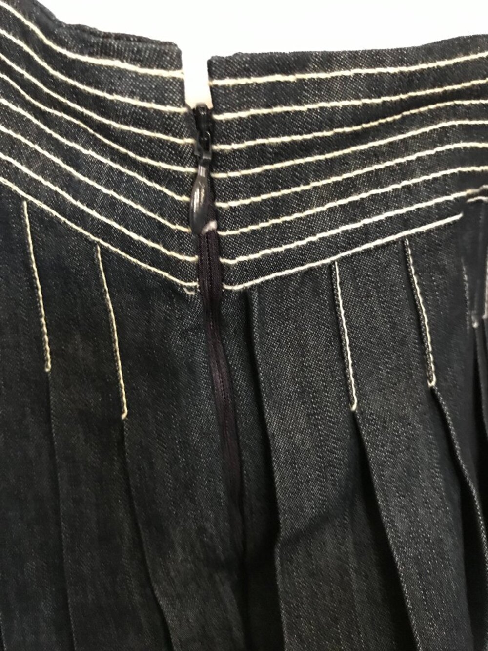 Pilcro by Anthropologie Sleeveless Harness Denim Blouse - Size S - Picture 9 of 15